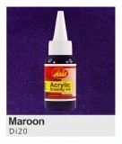 [ACRIN] Dala Acrylic Drawing Ink 50ml - Maroon