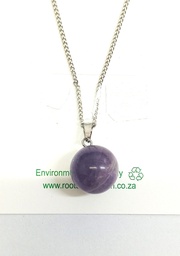 [ROC-PEN] ROC Amethyst Ball Necklace