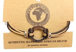 [ROSH-BRA] Urban African Suede Knot Bracelet